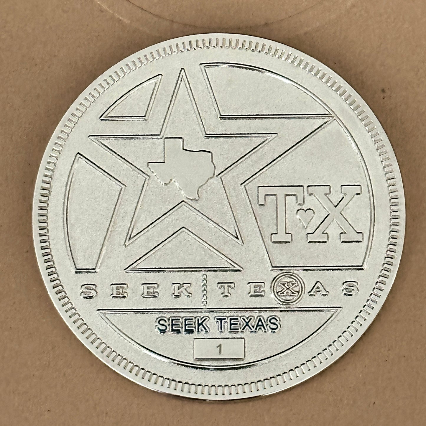 3" Ltd Ed SeekTexas Replica Medallion (ONLY 100)